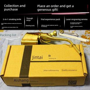 纯铜水管水烟水烟袋干管过滤器旧的覆古吸烟套装男子全套