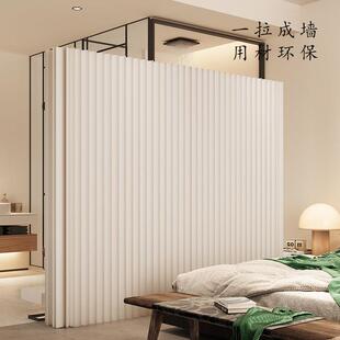纸屏风隔断可折叠移动办公室美容院假墙卧室分割挡板免打孔简易