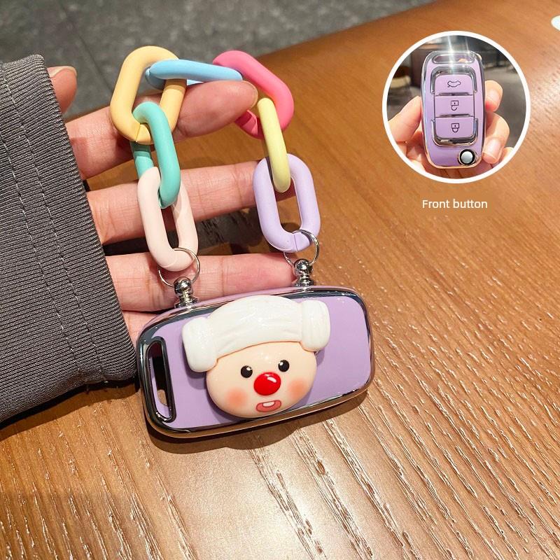 适合今天阳光M1艾孟M2汽车钥匙套李凡伟东风小康丰光迷你电动车包