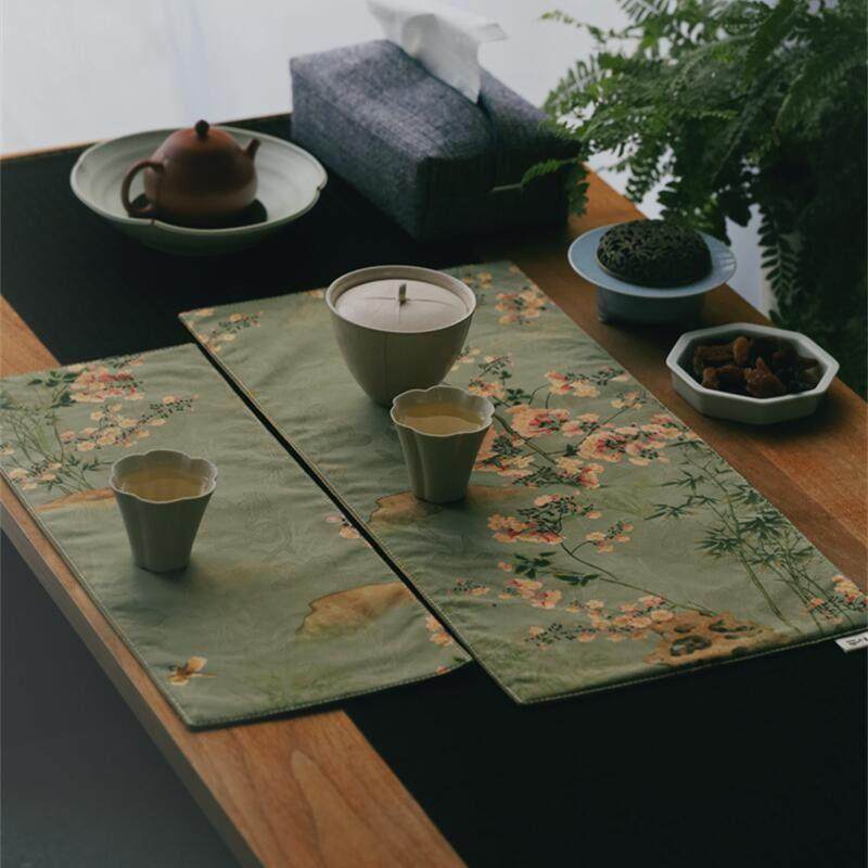 引之覆古红云纱茶席茶垫文艺素雅茶道零配桌旗干泡席方茶布小桌垫,居家布艺,茶席,淘宝优惠券,粉丝福利购,淘宝优惠卷