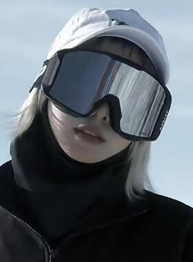 滑雪登山护目镜男女同款骑机车防风防眩光眼镜户外运动雪地太阳眼