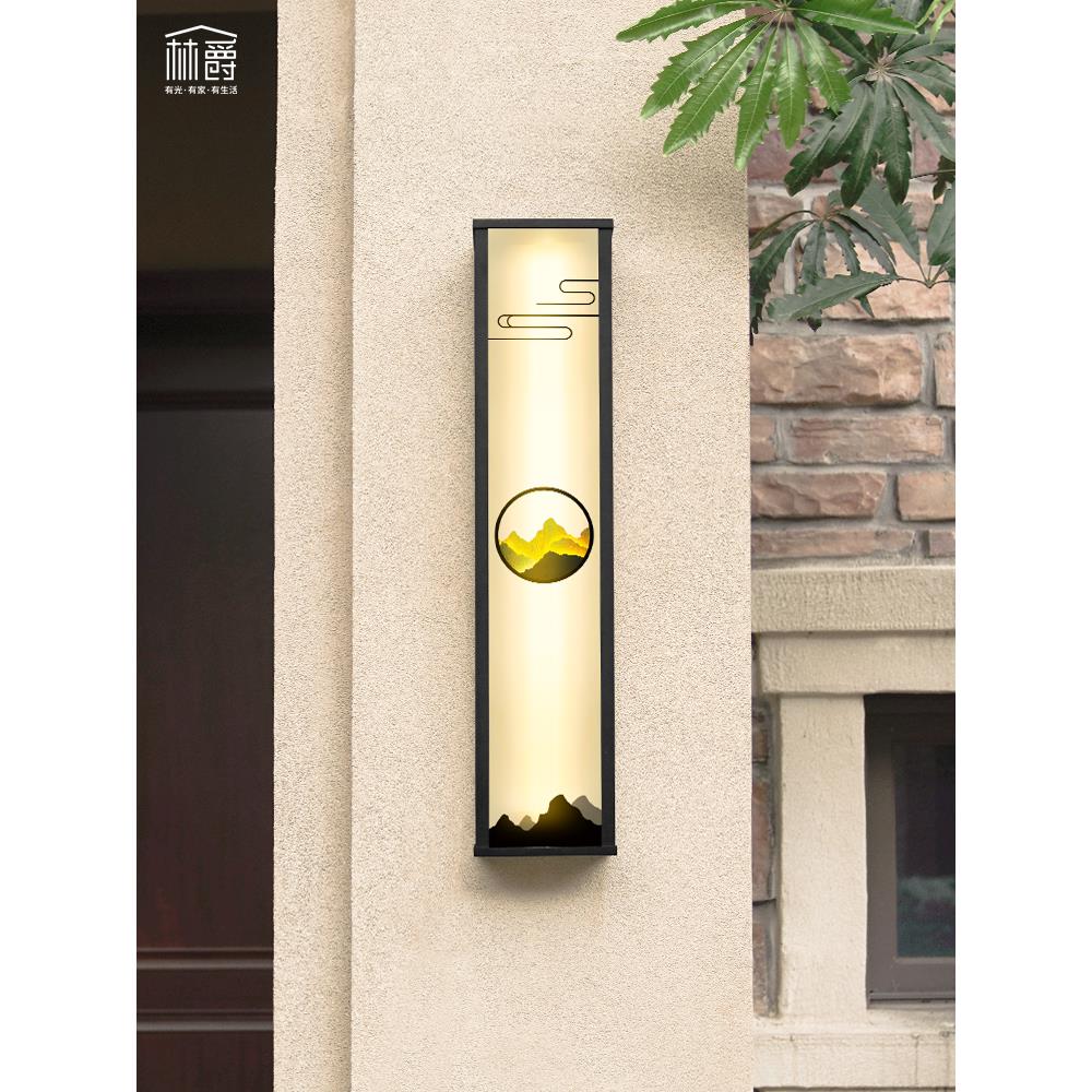 太阳能户外壁灯防水花园灯房屋大门立柱灯走廊通道壁灯接入电