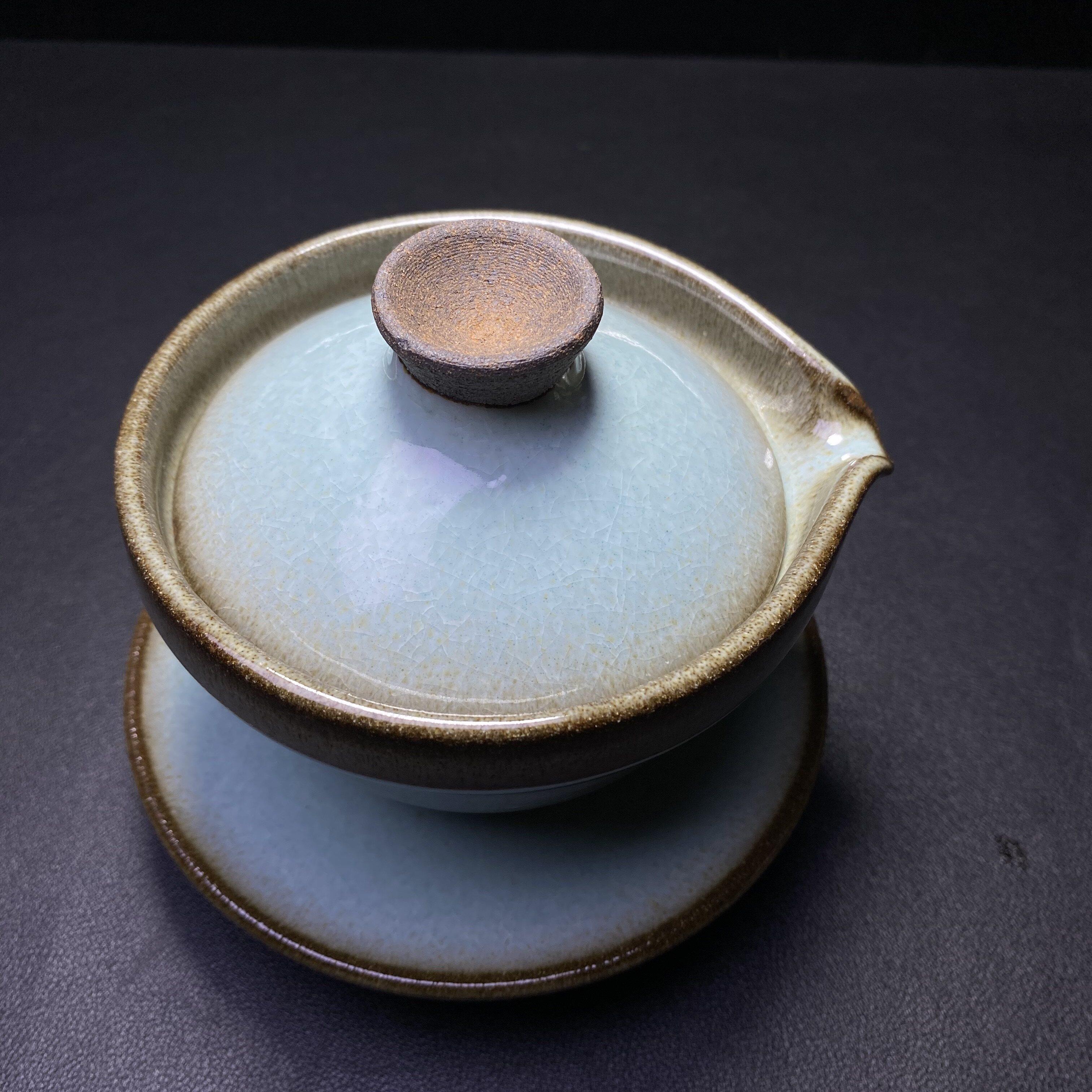建盏茶杯主人杯铁胎原矿手工龙窑柴烧三才改为天目品茗杯套装茶杯
