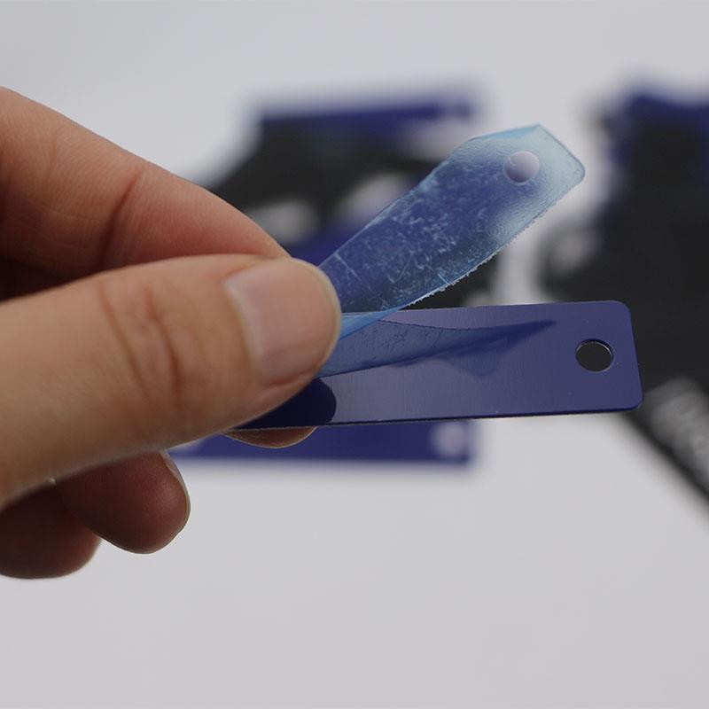 空白烤漆铝黑铝开关柜按钮标牌2孔铝铭牌