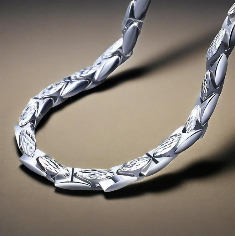 同款Pt950铂金项链 男士简约经典 高端商务 防过敏 送礼首选