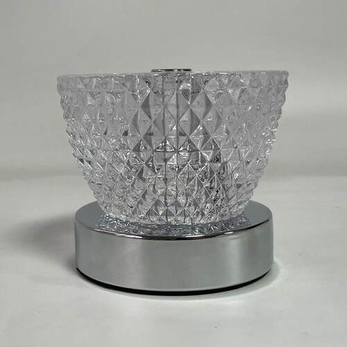 创意现代金属几何艺术装饰摆饰样品屋展示中心高档玻璃钻石碗软装