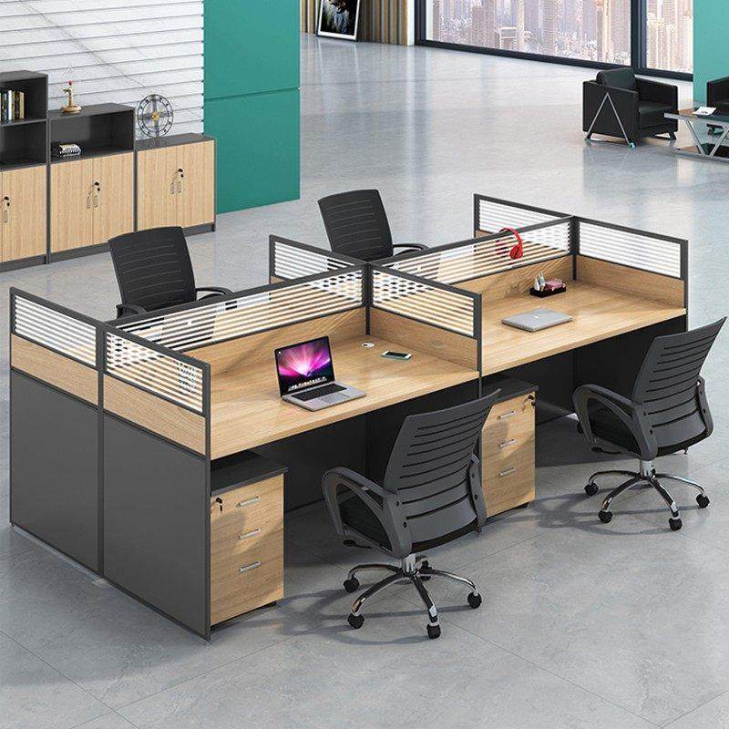 职员办公桌椅组合简约现代屏风隔断卡座定制电脑桌26四人员工作位,商业/办公家具,组合/屏风工作位,淘宝优惠券,粉丝福利购,淘宝优惠卷