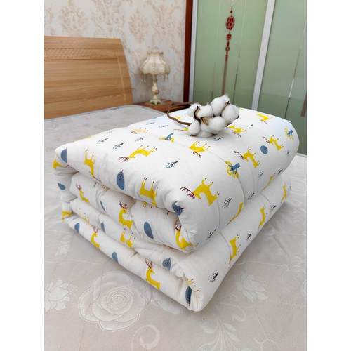 纯棉花被芯新疆棉絮手工棉被子单人学生双人床垫被褥冬季加厚保暖