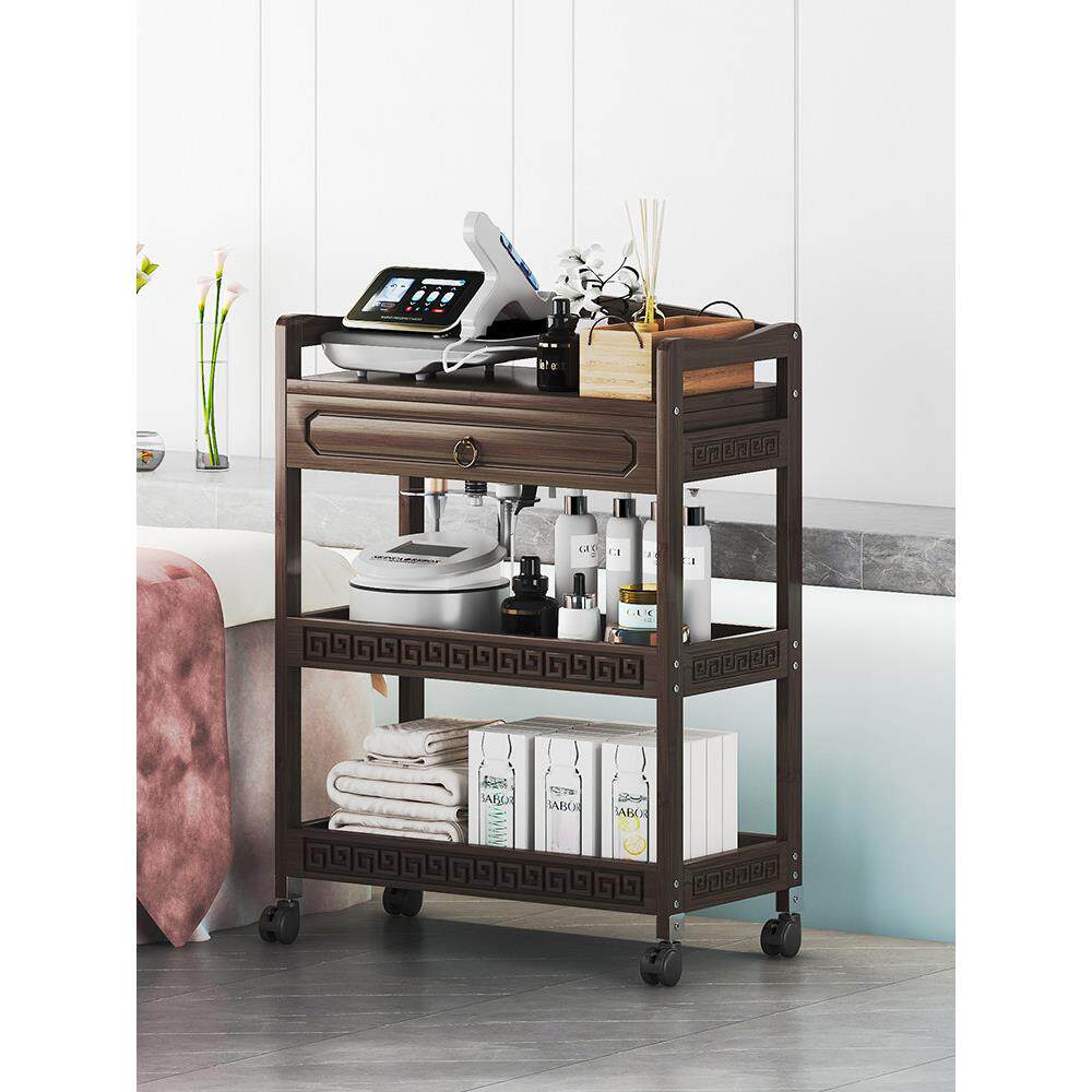 美容美发推车储物架，美容仪器架，美甲沙龙保健中心专用工具推车