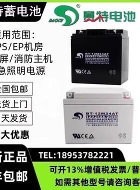 赛特BT-12M24AT蓄电池12V17/38AH消防主机北大青鸟海湾松江泰和安