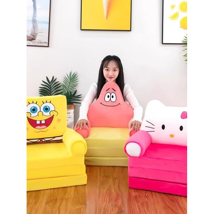 折叠沙发儿童折叠沙发床幼儿园宝宝座椅午休小沙发可拆洗男孩女孩