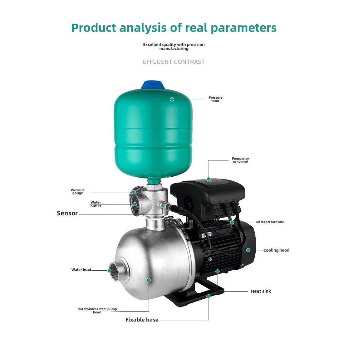 PT-506传感器两线4-20mA三晶原装传感器恒压供水压力变送器PT509,五金/工具,水泵,淘宝优惠券,粉丝福利购,淘宝优惠卷