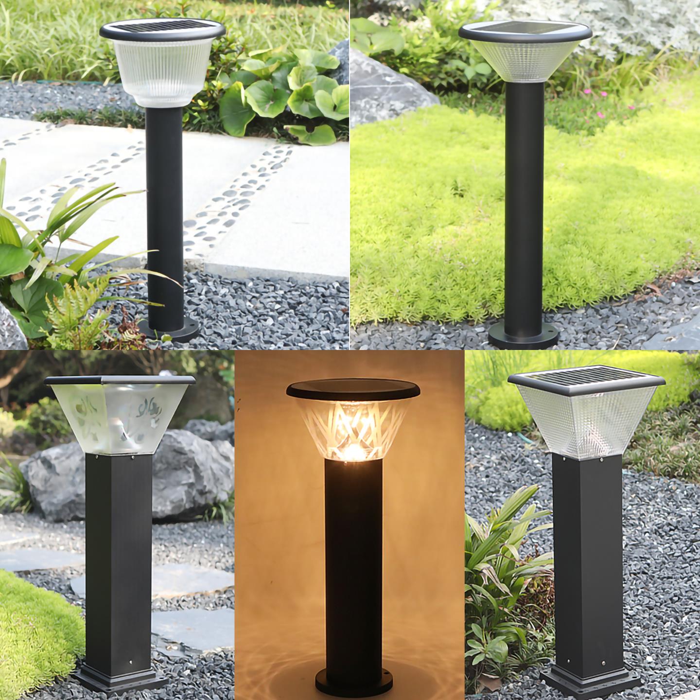 太阳能草坪灯户外防水景观灯花园地灯LED庭院灯矮路灯室外灯防锈