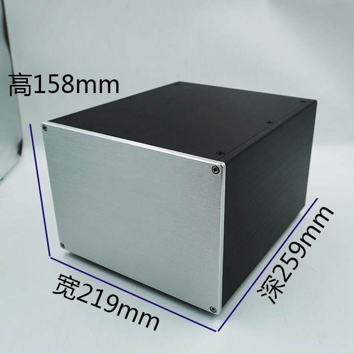 158*259前级功放机箱 电源滤波外壳 多用途diy 全铝合金 前后空白