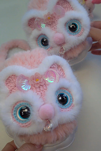 新款2025粉色虎头鞋居家日用鞋子毛线钩织DIY材料包可爱手工鞋