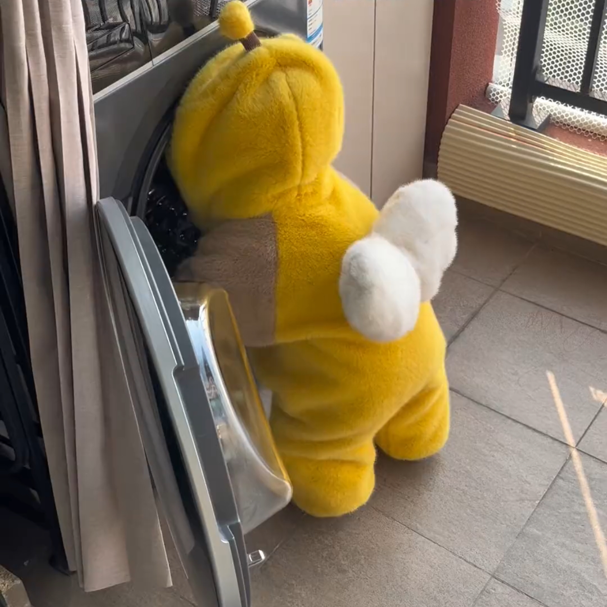 可爱连体衣保暖冬装爬服小蜜蜂婴儿宝宝衣服可爱超萌套装家居服