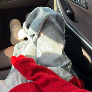 满天星钻石牛仔裤新款2026秋冬季高腰满钻直筒阔腿裤女士休闲裤