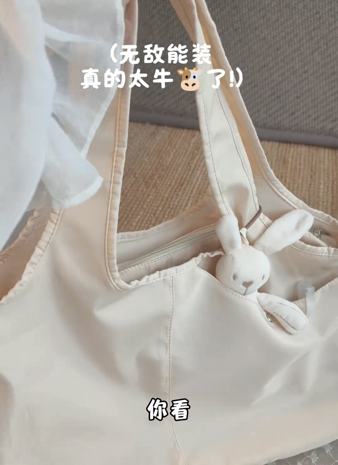 2026新款防水尼龙手提包女大容量健身包轻便外出妈咪包单肩托特包