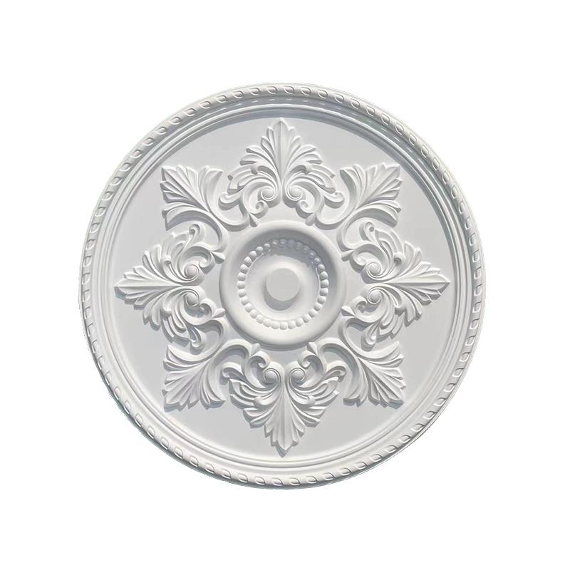 法式pu灯盘室内吊顶灯座客厅卧室吊灯灯盘天花板装饰顶盘欧式顶花