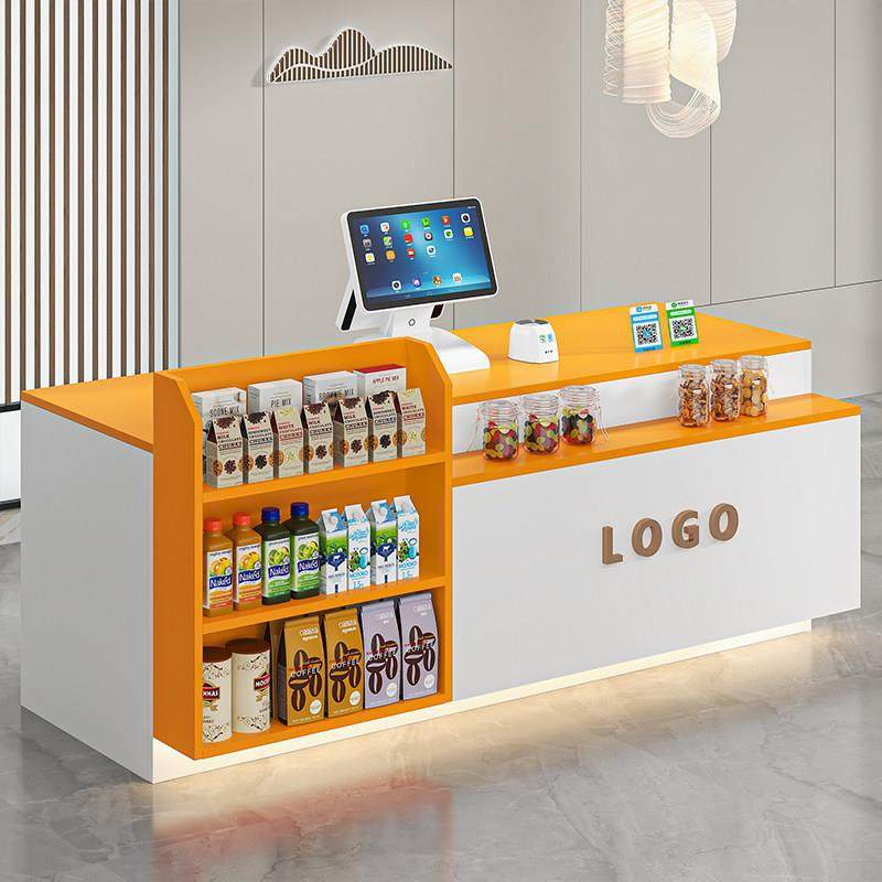 吧台收银柜台便利店超市柜台桌店铺小型柜台展示架奶茶店前台接待,商业/办公家具,收银台,淘宝优惠券,粉丝福利购,淘宝优惠卷