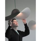 客厅吊灯意大利设计师灯北欧后现代极简主义服装 商店餐厅灯草帽吊