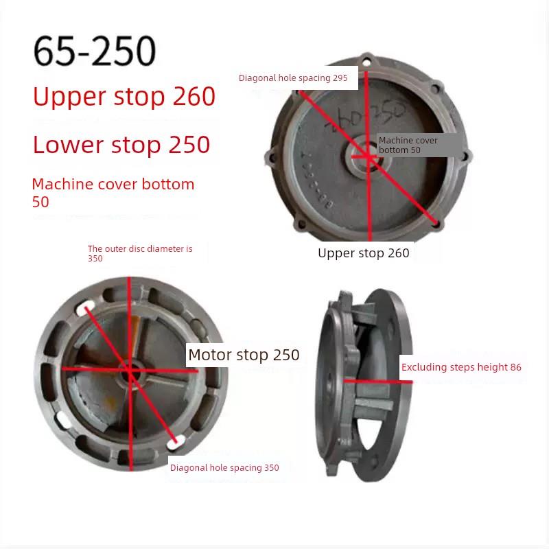 Irg/Isg立式管离心泵卧式管泵泵盖泵底连接Xbd消防泵连接支架