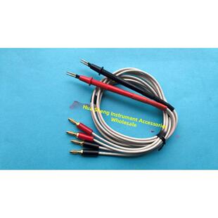 低电阻微欧姆表笔 电池四线制测试万用表笔 四线制测试夹四针探针