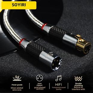 Soyiri Xlr专业音频盒混音器Xlr麦克风电缆麦克风连接音频电缆