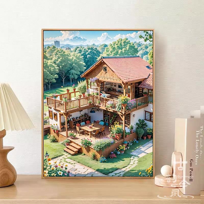 【宫崎骏之夏】十字绣2025新线绣客厅绣高端钻石画5D手工制作