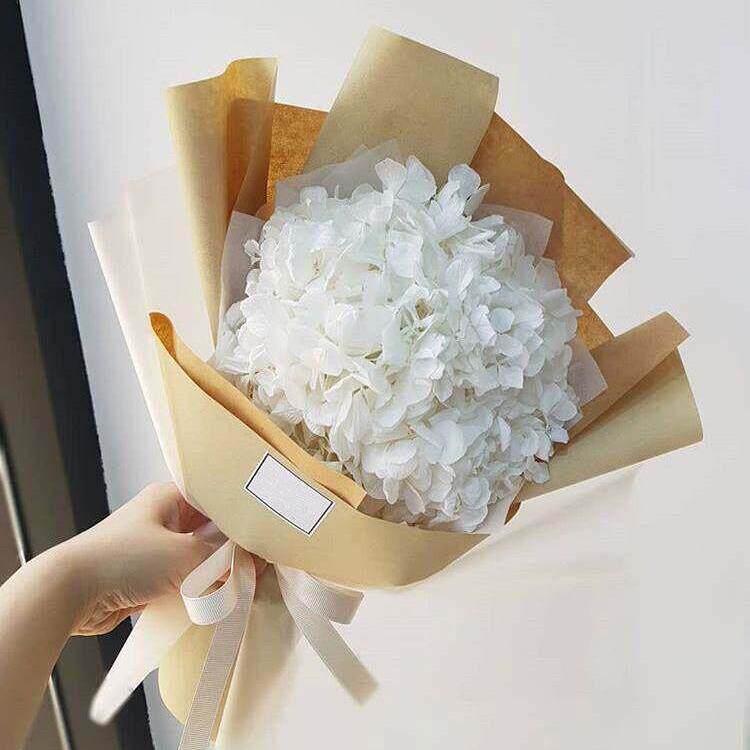 久伴包邮天然绣球干树枝干花花束真花装饰 家居墙挂客厅室内摆件