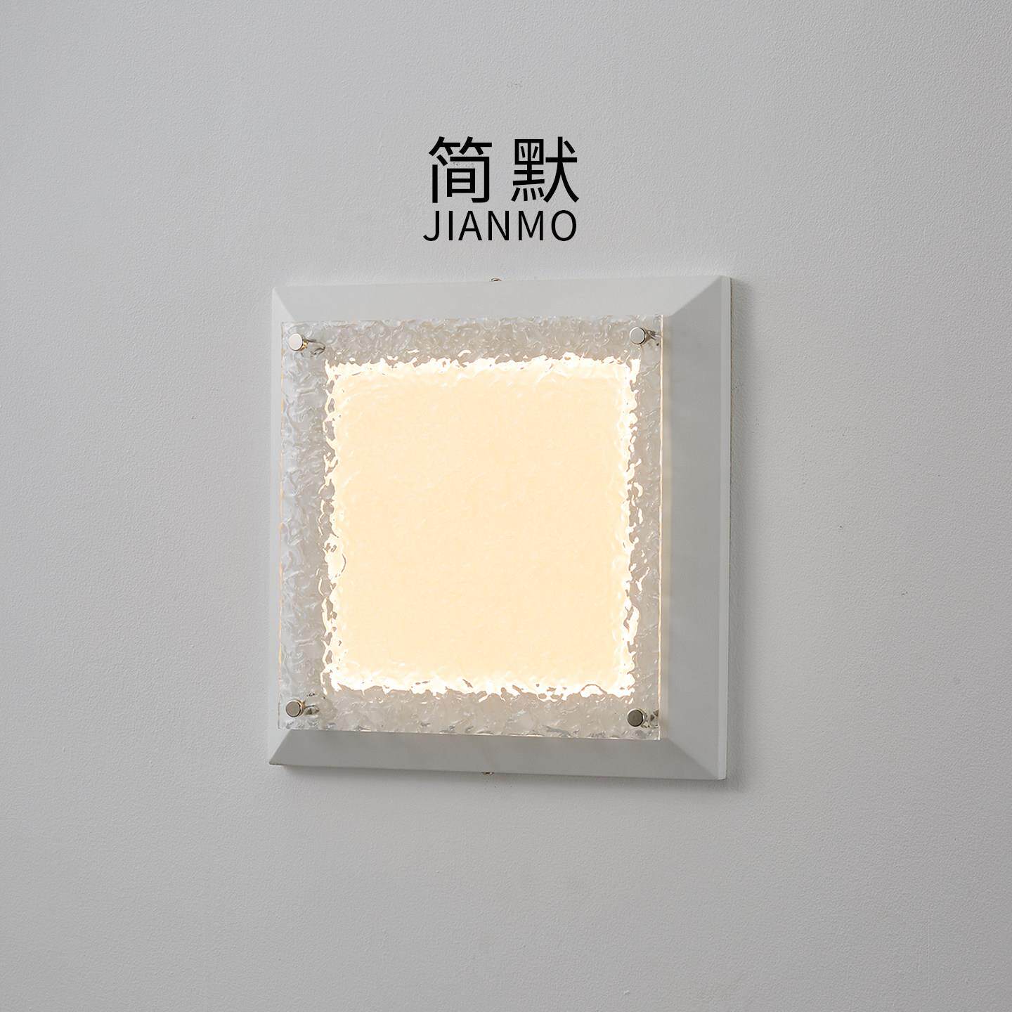 创意压克力壁灯现代简约咖啡厅办公室高级感走廊过道方形装饰墙灯