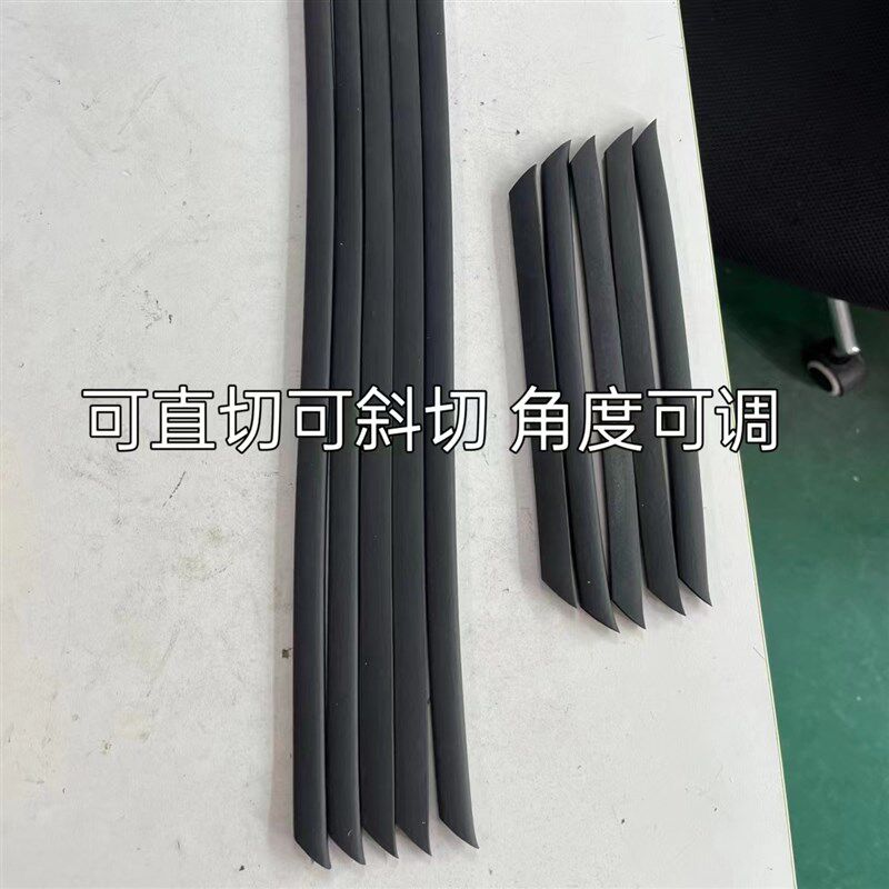 橡胶管硅胶管发泡条全自动切v管机 日字管密封条软吸管旋转裁切机