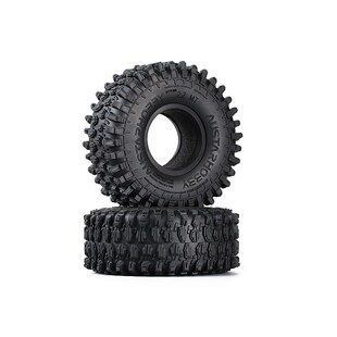 1/10仿真攀爬越野车轮n胎2.2寸 128MM胎皮TRX6 KM5 1:8路虎卫士