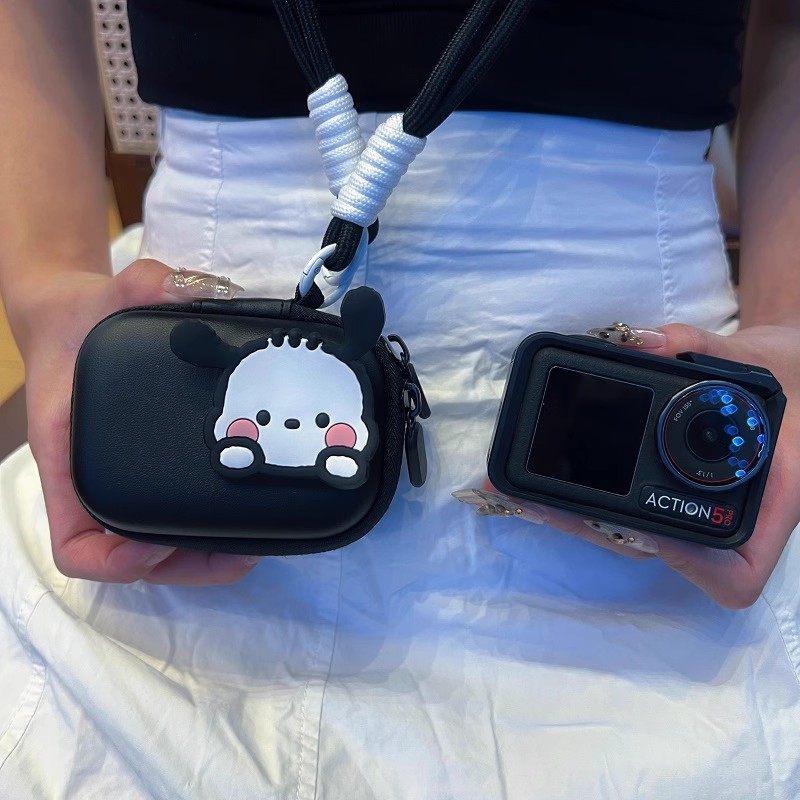 帕恰狗适用大疆action5pro/4/3收纳包影石360 Ace Pro2黑色相机包