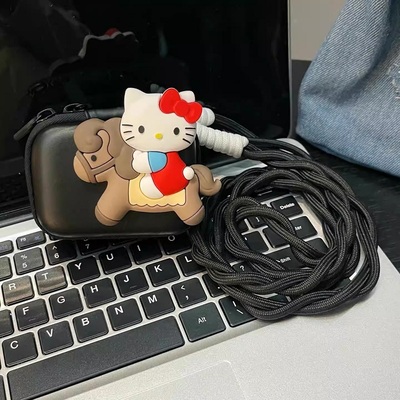 卡通凯蒂猫适用影石360AcePro2相机收纳包大疆Action3/4/5pro/6女