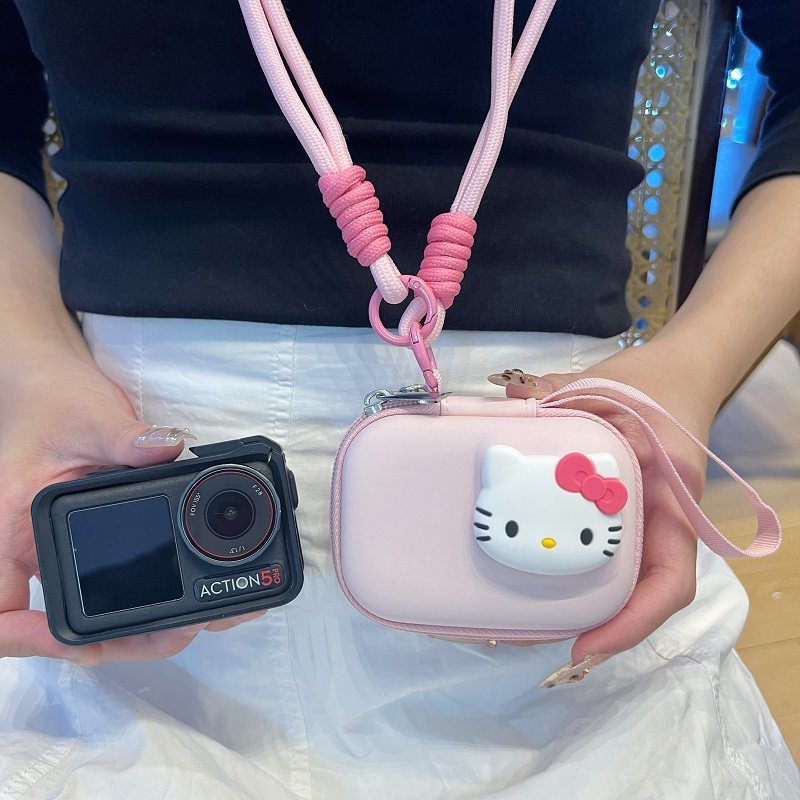 新款kt猫适用大疆action5pro/4/3收纳包影石360AcePro2运动相机包