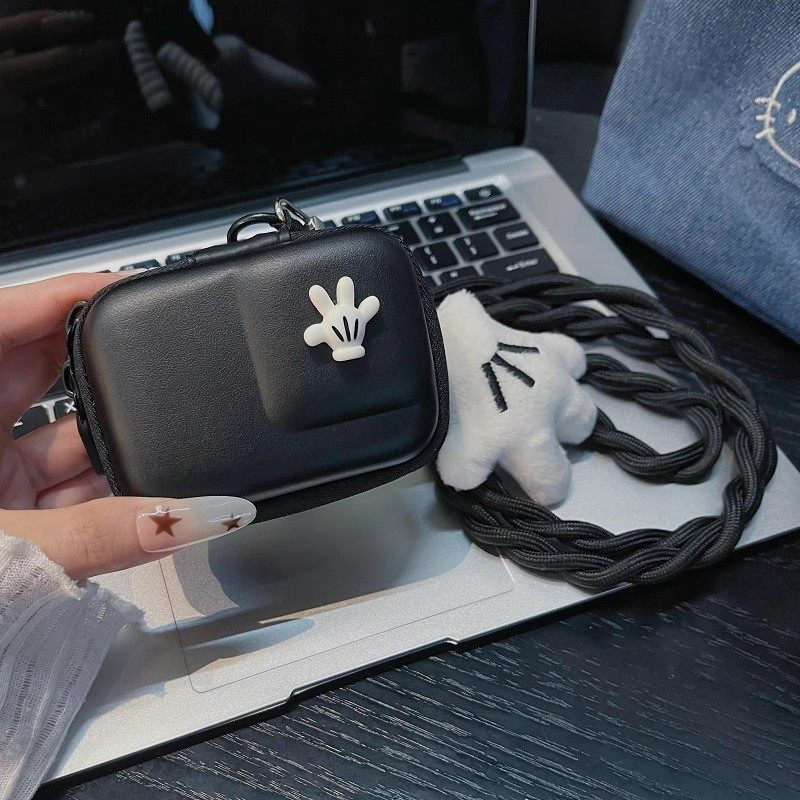 米奇手掌适用大疆Action3/4/5pro/6相机收纳包影石360AcePro2挂绳