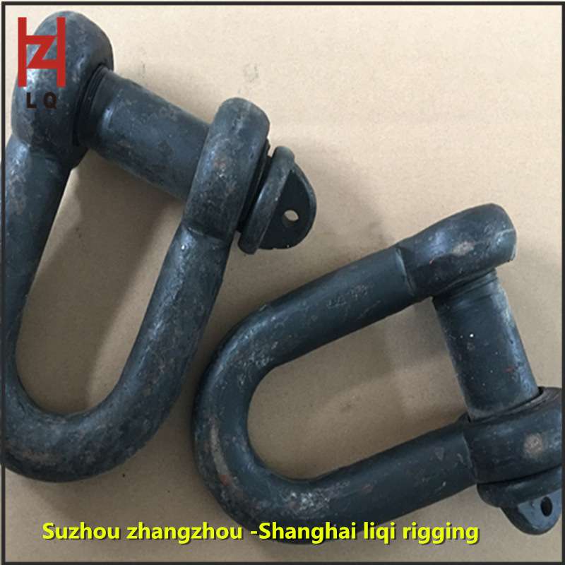 现货供应16T国标起重卸扣 D型卸扣 U型卸扣 起重卡扣 厂家