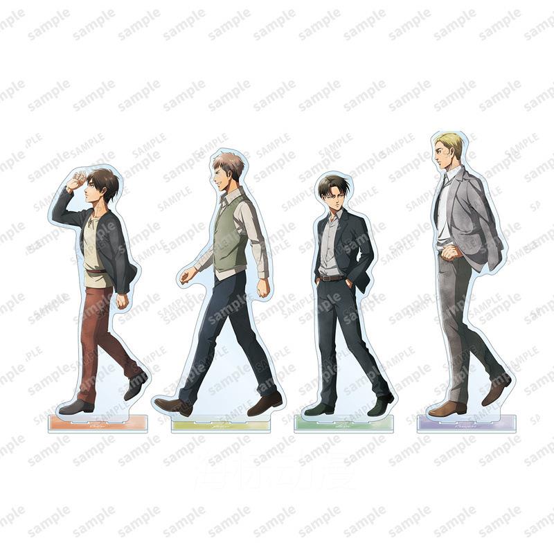 【十周年走路】现进击的巨人动漫周边亚克力立牌货 利威尔 艾伦