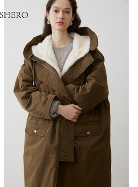 LE.SHERO长款时尚派克羽绒服87Q886218