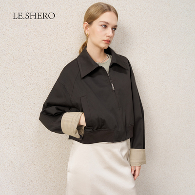 LE.SHERO原创设计休闲短款外套