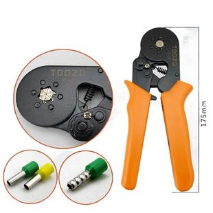 压线钳夹线钳电工工具冷压管型端子接线钳6边4边 TOOZO拓佳棘轮式