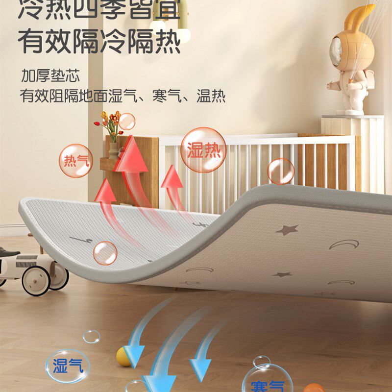 爬行垫宝宝爬爬垫婴儿垫r子儿童泡沫加厚家用定制尺寸整张游戏垫