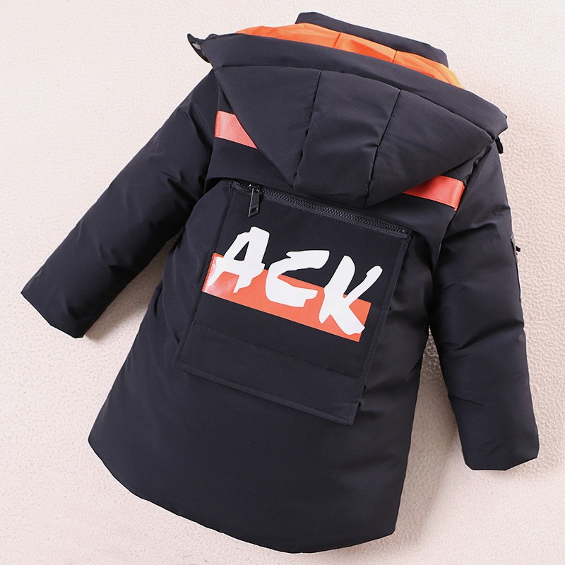 儿童棉衣男童羽绒棉服202v1新款韩版中大宝宝冬装棉袄加厚外套中