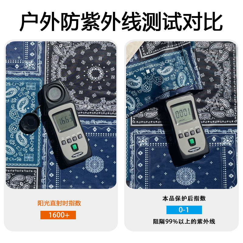 复古腰果花薄款夏季男士脸罩全脸防晒面罩围脖式护颈Y一体面纱女