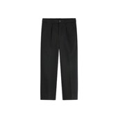 秋冬百搭通J勤厚休闲韩系咖杏长裤 WAOOO 毛呢九分显高西裤 子男