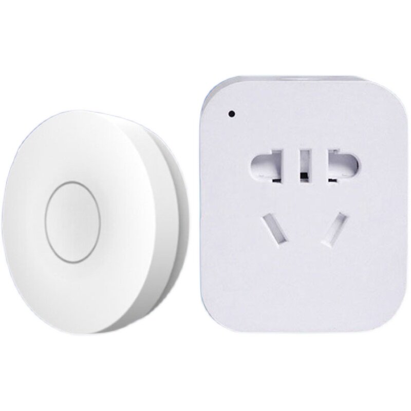 爱适易垃圾处理器m自发电遥控开关插座随意贴无线免布线面板开关