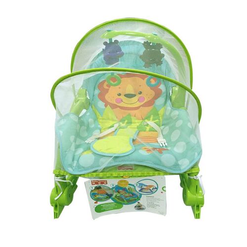 新生儿摇椅坐布凉席蚊帐通用三点式儿童I宝宝安抚椅子专用透气蚊