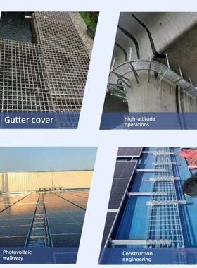 镀锌钢格栅洗车格栅排水沟盖平台台阶板下水道渗漏格栅板制造商