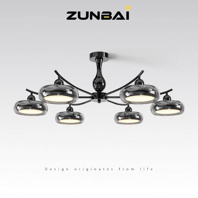 客厅吸顶灯意式极简轻奢现代简约设计师高级感饭厅吊灯全光谱护眼